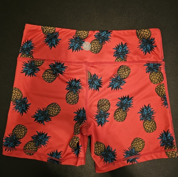 I Am Becoming (IAB) Small Pink Pineapple Bike Shorts - Picture 2 of 3